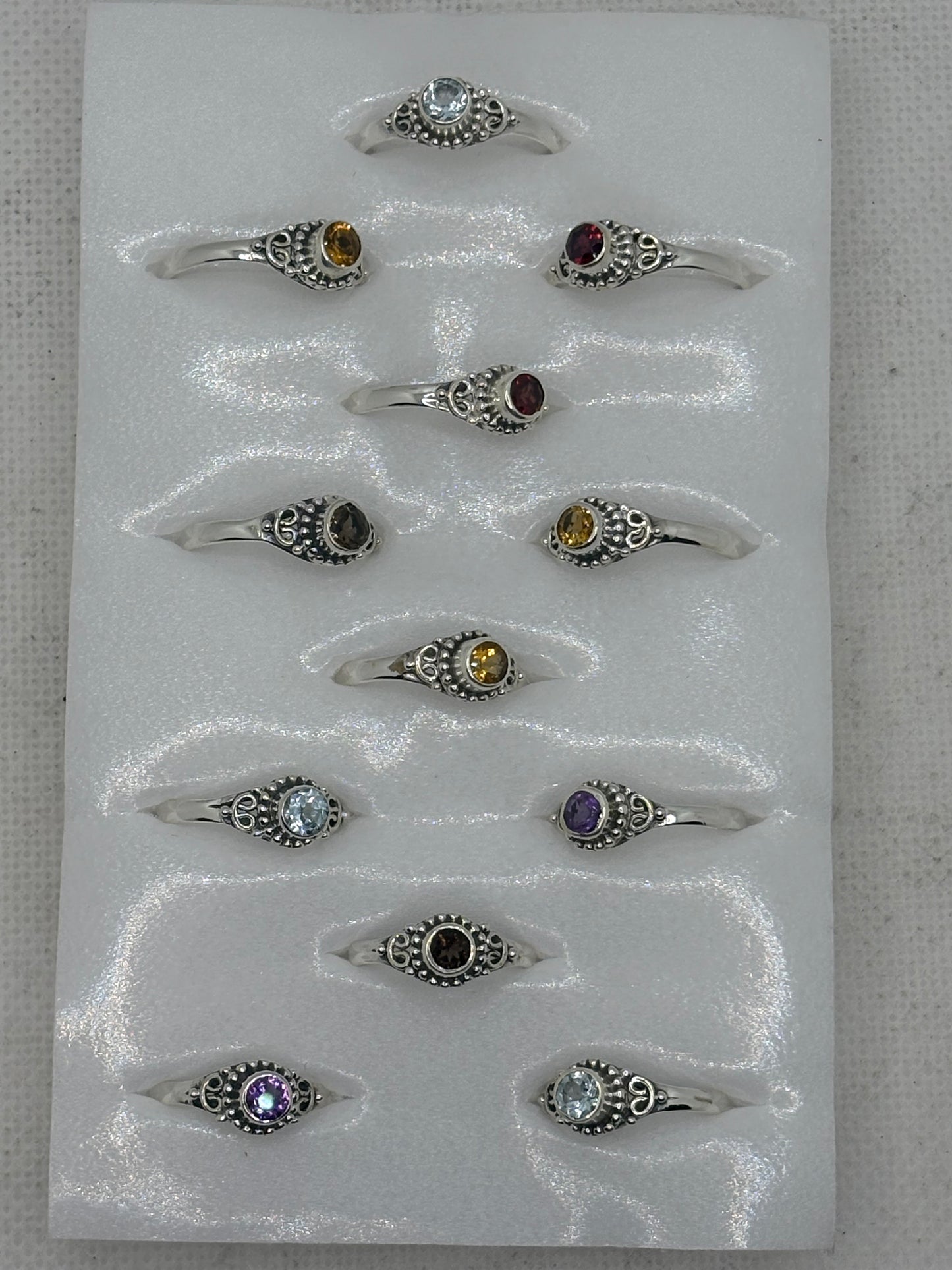 Rings Various Stones