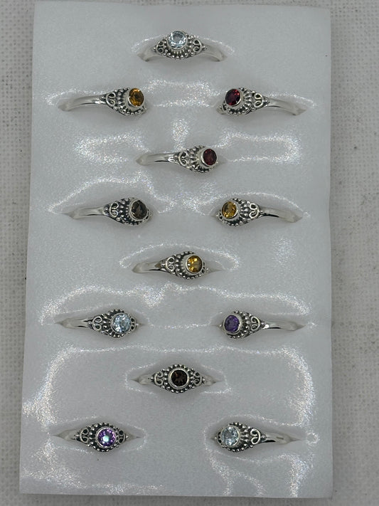 Rings Various Stones