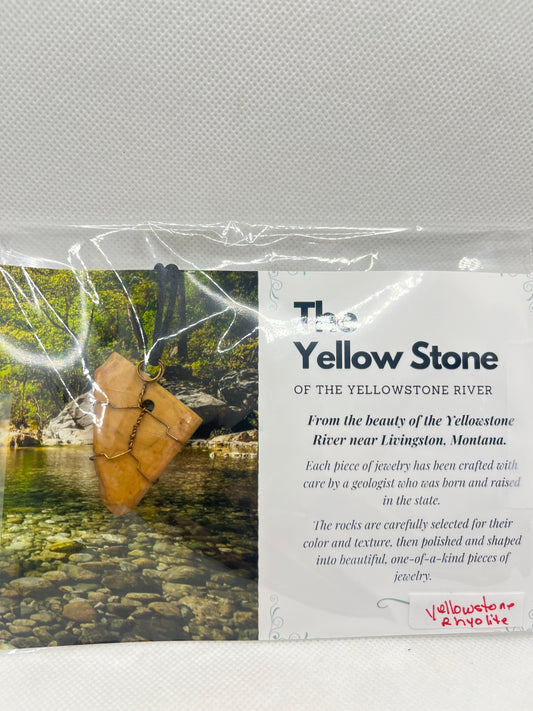 Jill Necklace Yellowstone Stones