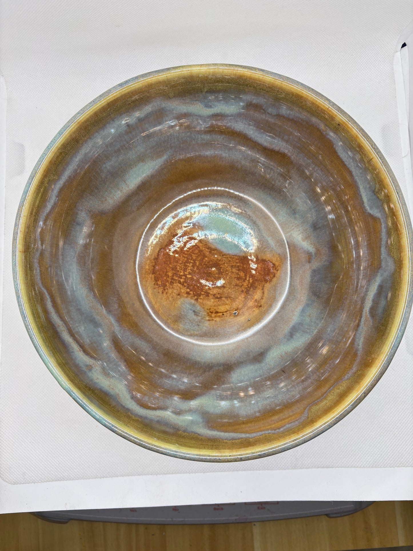 Elephant Pottery Bowl with Glaze 8X4