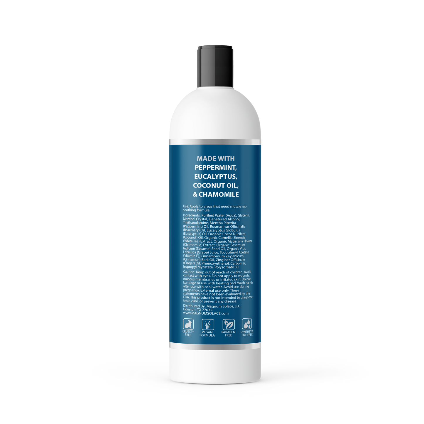 Natural Muscle Rub for Soreness, Joint Pain Relief: 4 oz Jar