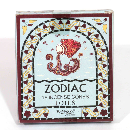 Zodiac Incense Cones 16 Cones per box