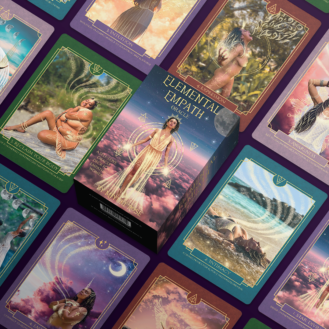 Elemental Empath Oracle Deck & Guidebook