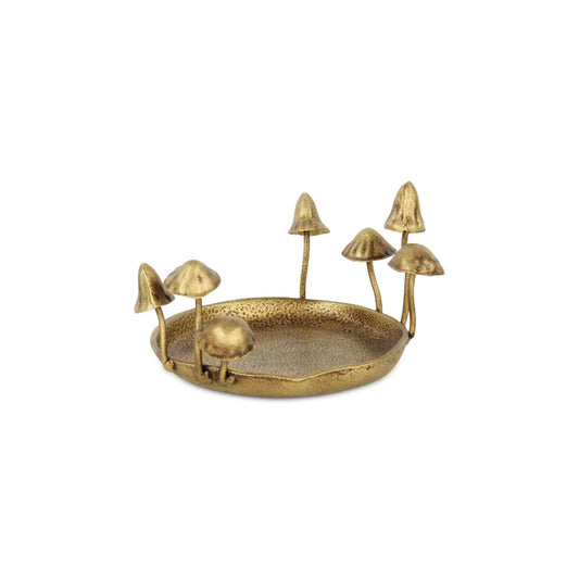 Qinrie Cast Iron Catchall Mushroom Tray