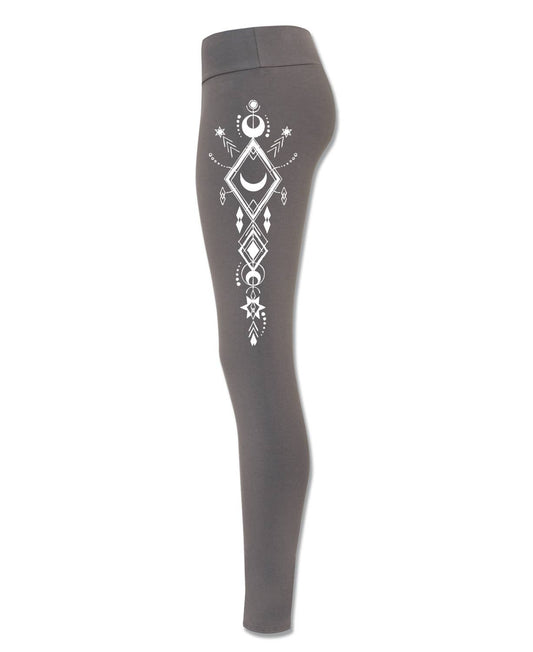Moon Beam Organic Cotton Leggings - Yoga Pants: LG