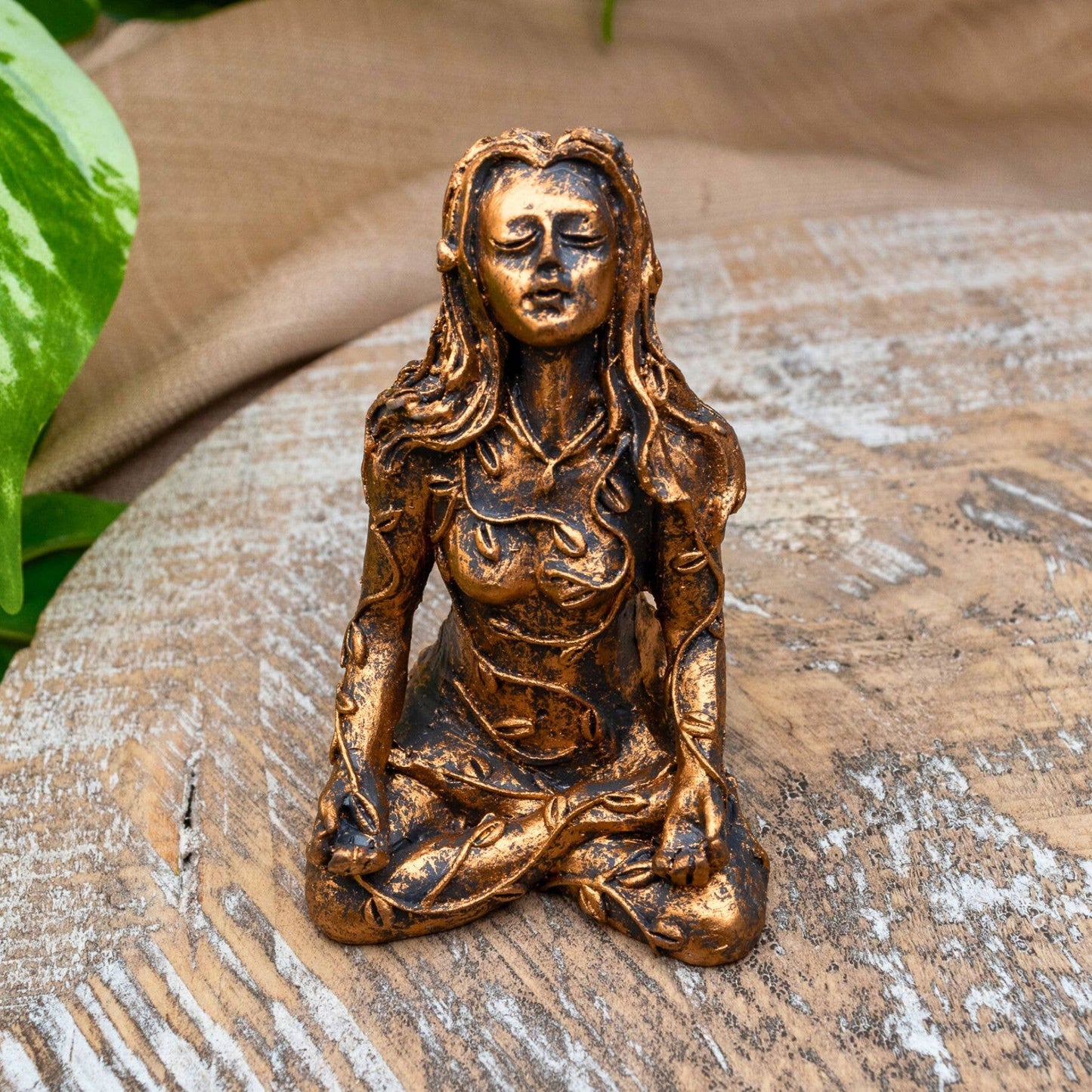 Veronese Earth Goddess Gaia in Lotus Position