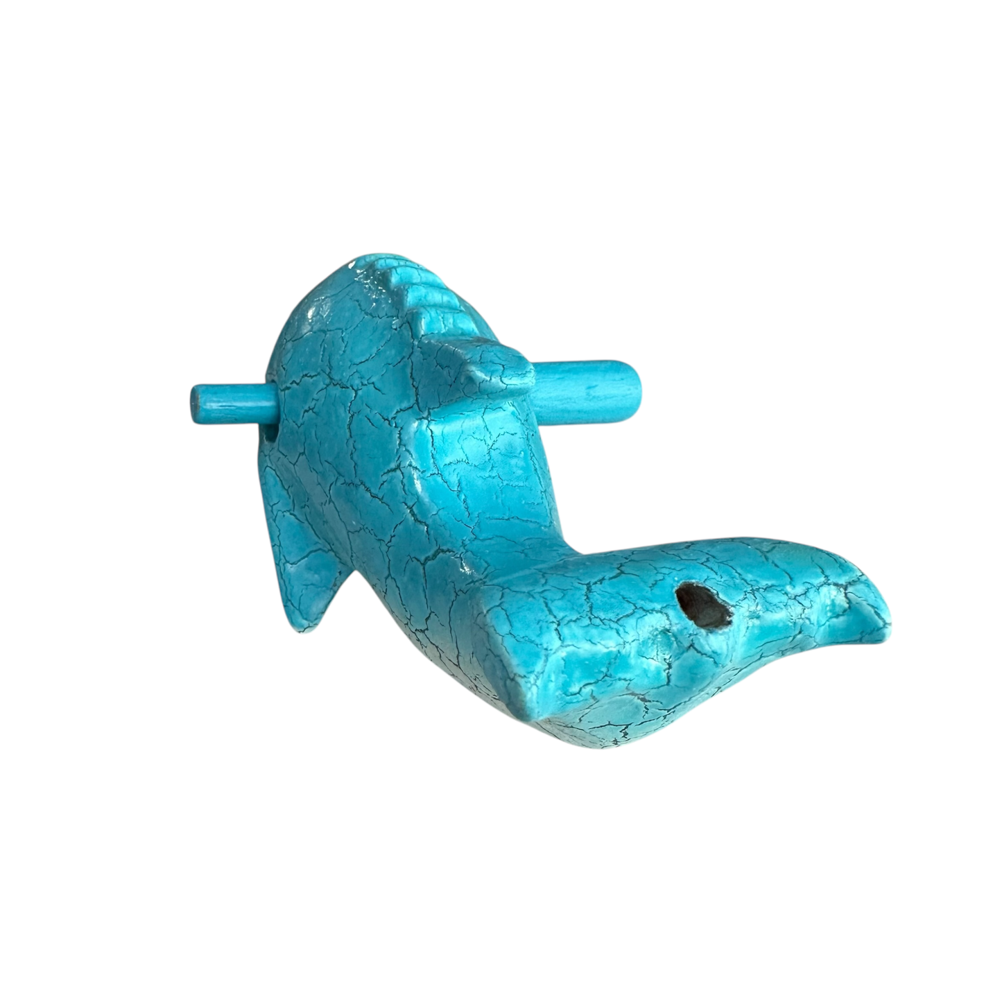 Wooden Musical Whistle Dolphin Percussion Instrument