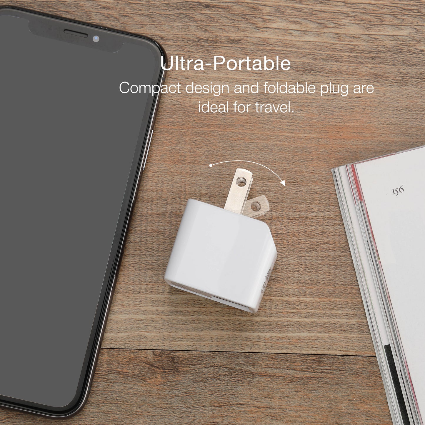 LAX Fast Charging 2 Port USB Wall Charger Retail Pack: White