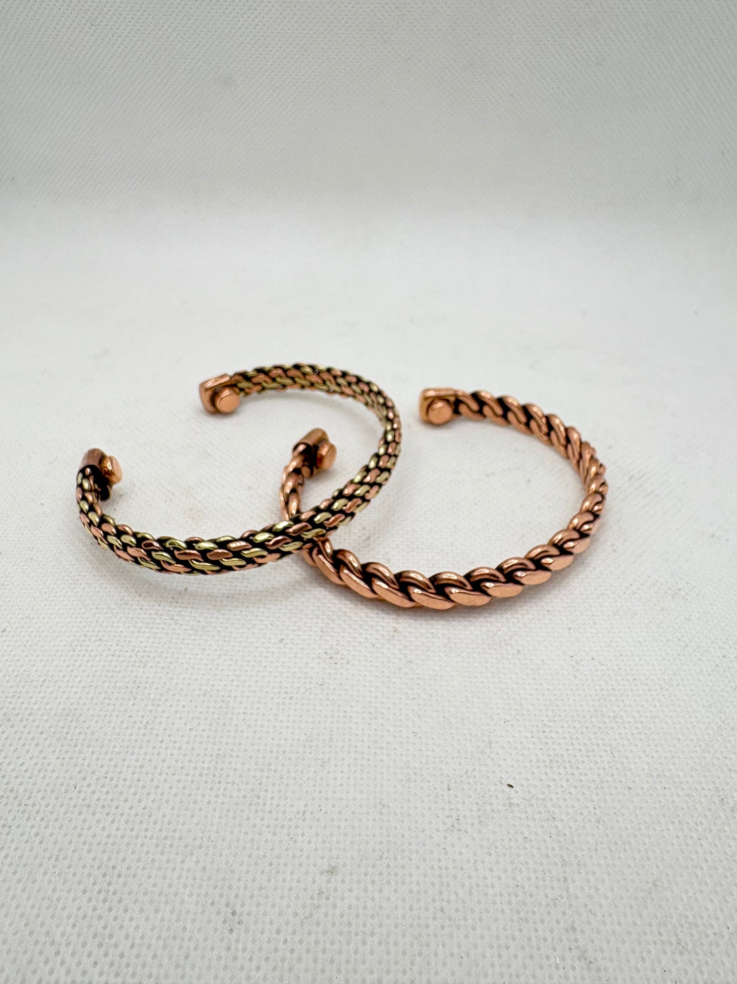 Copper Cuff Bracelets Non-Magnetic