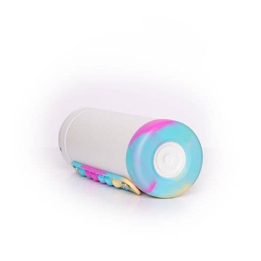 Iconic Pop Bottle 14oz - White Tie Dye, Robins Egg, or Royal blue