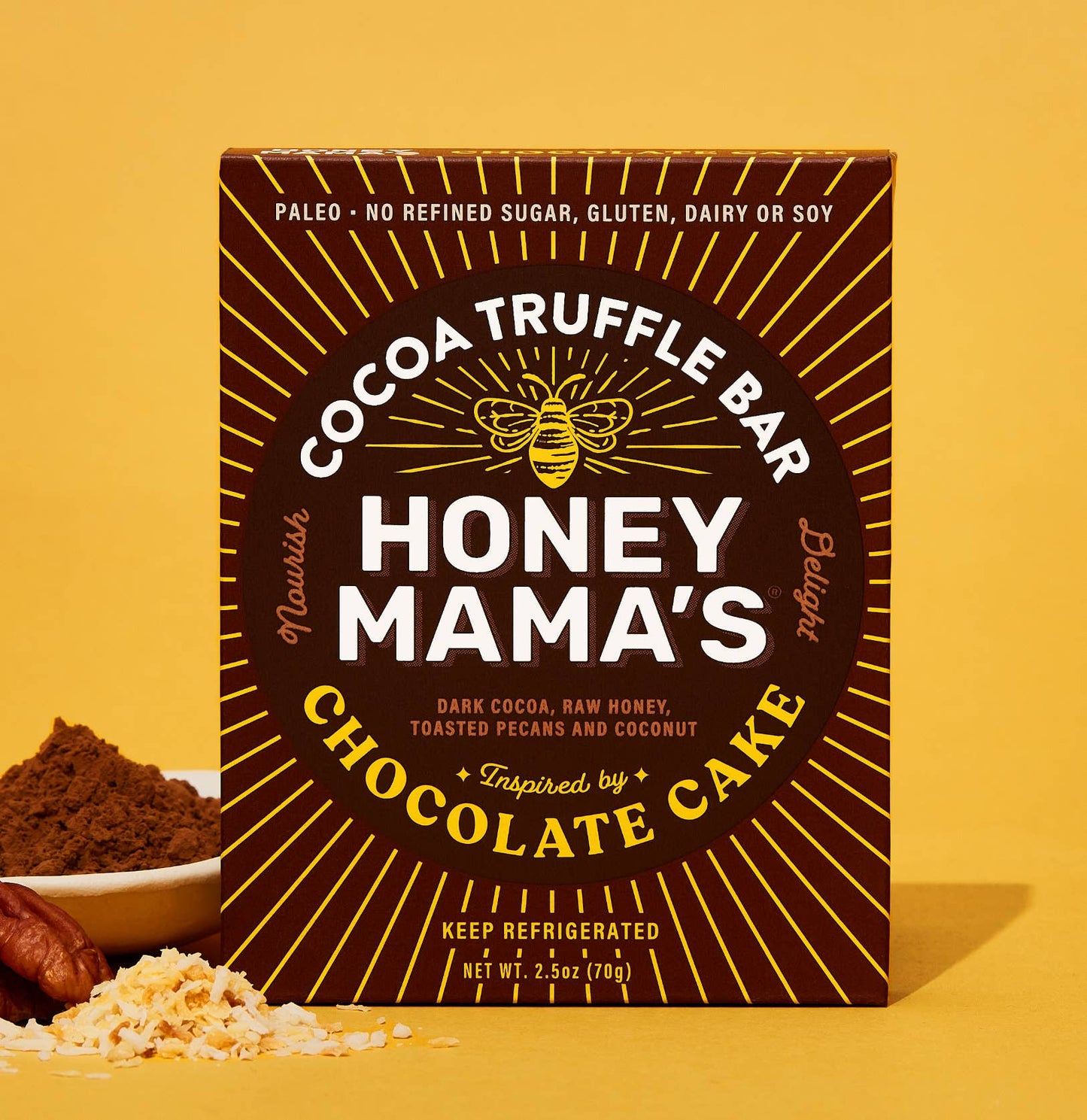Chocolate Cake Cocoa Truffle Bar 2.5oz. (12 count)