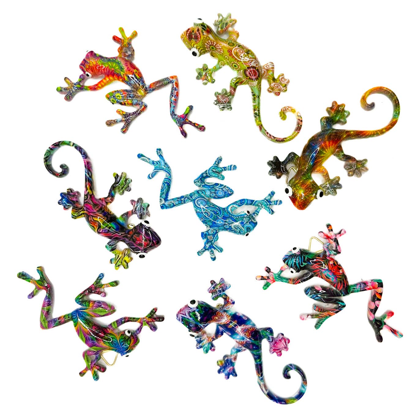 Gecko & Frog Wall Hangings