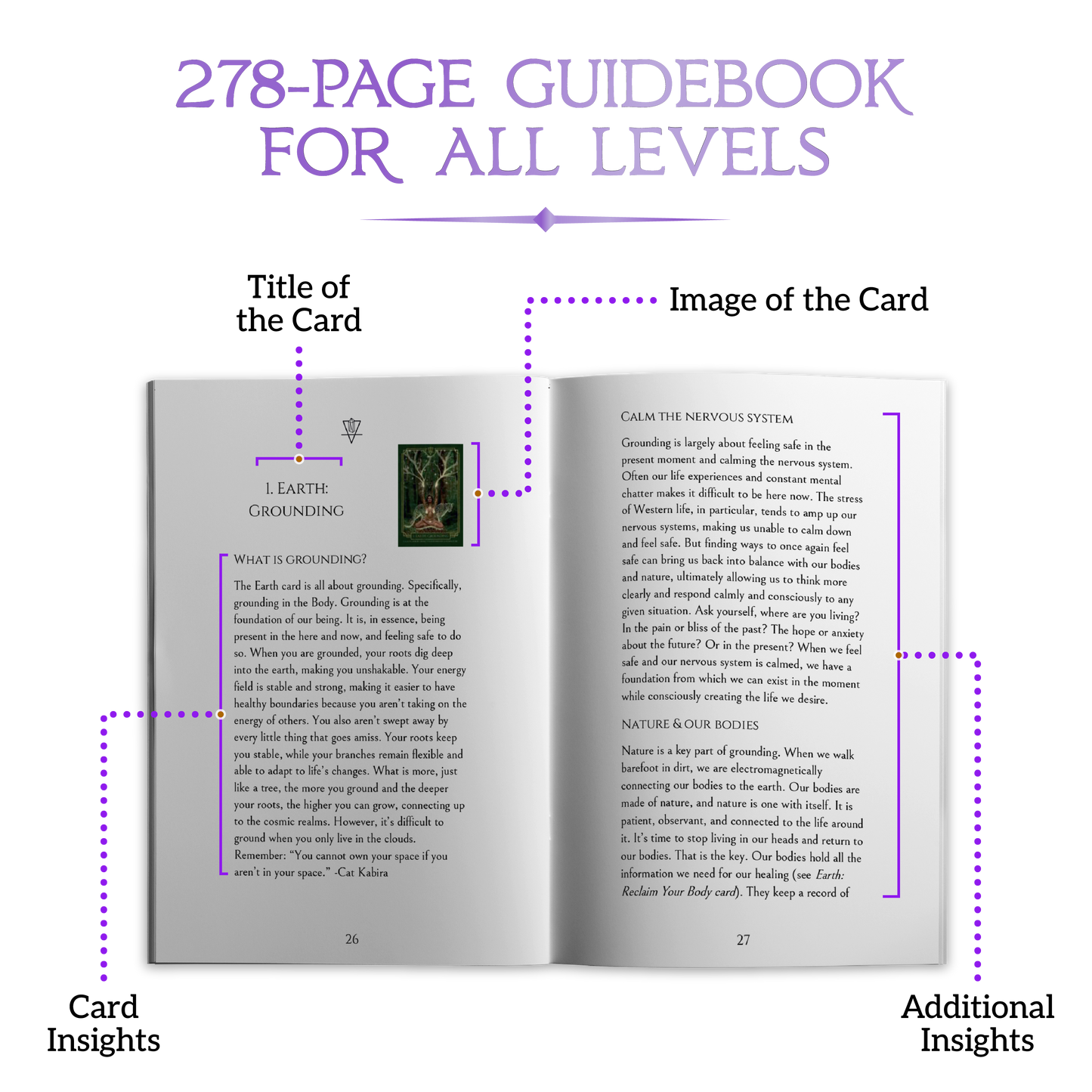 Elemental Empath Oracle Deck & Guidebook