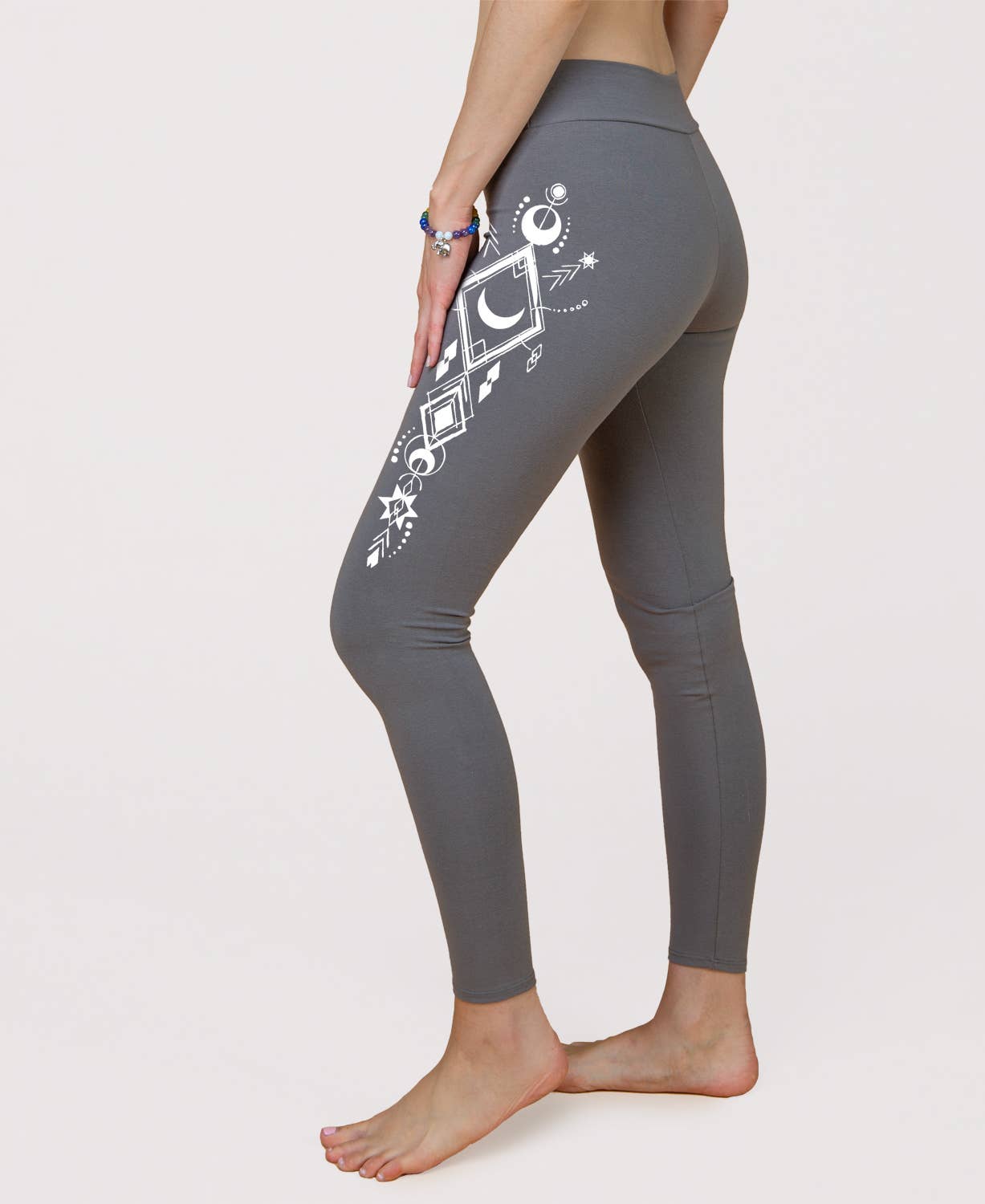 Moon Beam Organic Cotton Leggings - Yoga Pants: MD