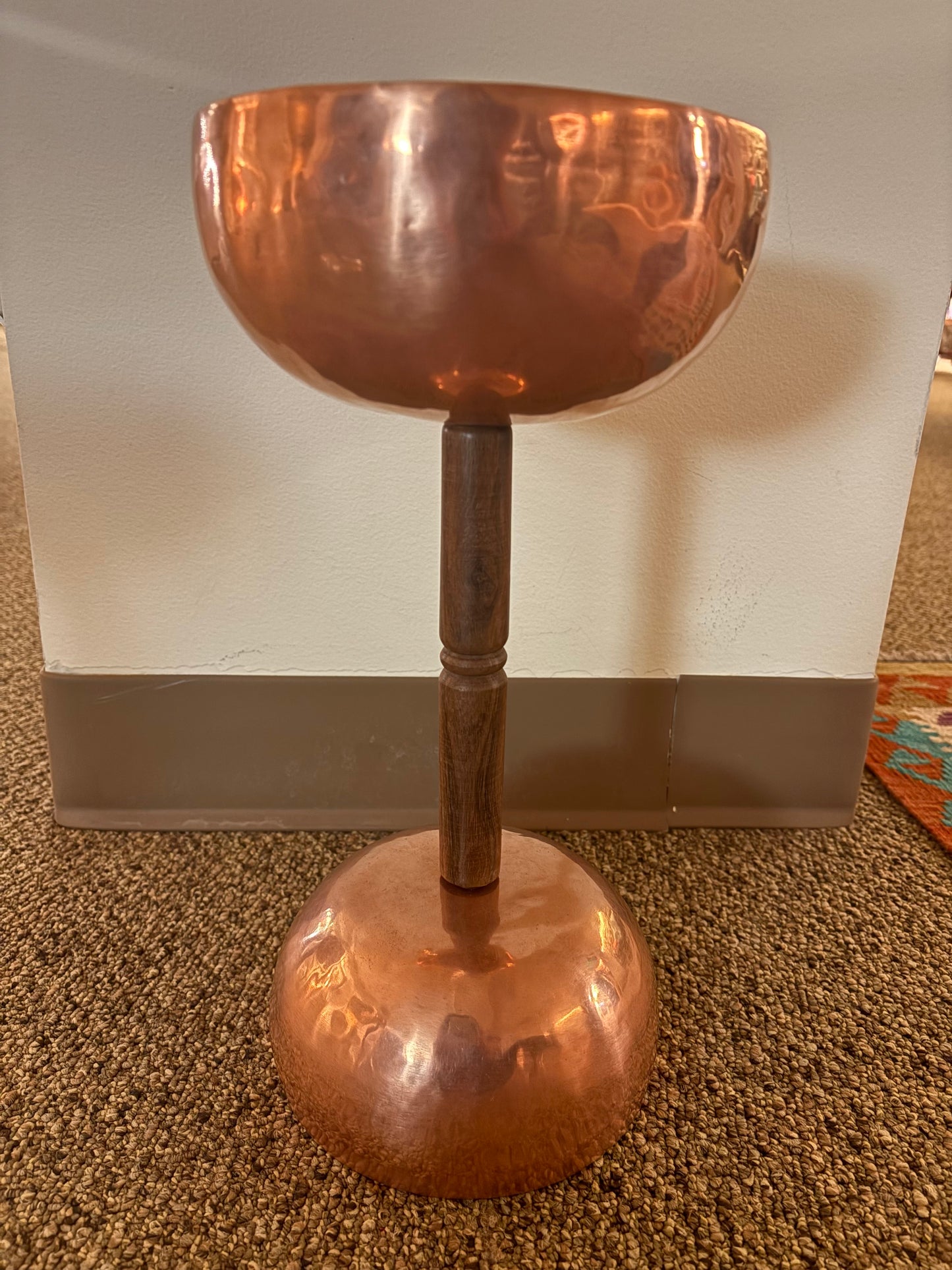 Damaru Himalayan Handmade Singing Bowl with Copper and/or Silver