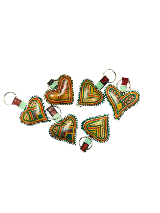 Tuareg Handcrafted Heart Keychain
