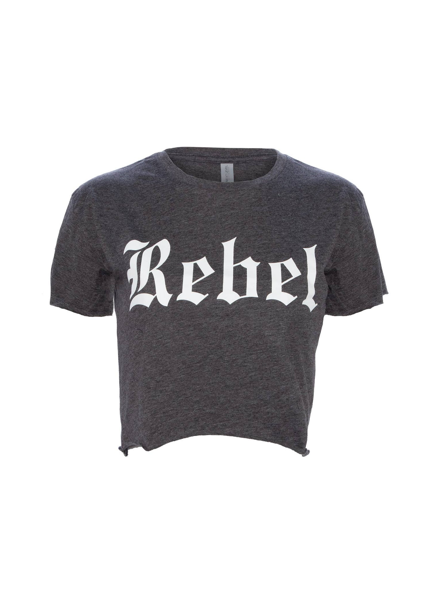 Cropped Rebel T Shirt Rock and Roll Concert Graphic Tee
