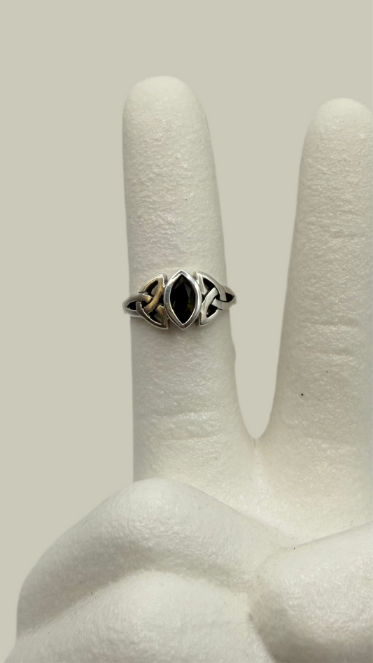 Moldavite Ring