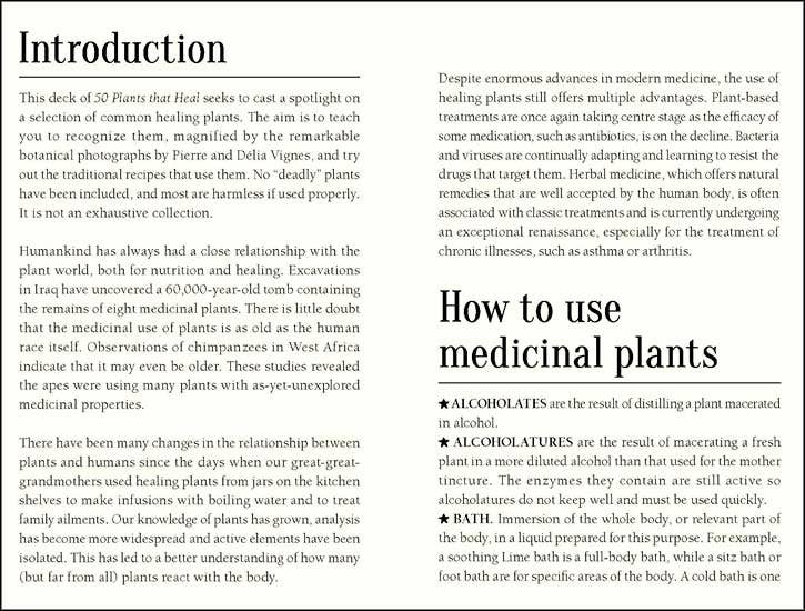 50 Plants that Heal: Discover Medicinal Plants. Card Deck.