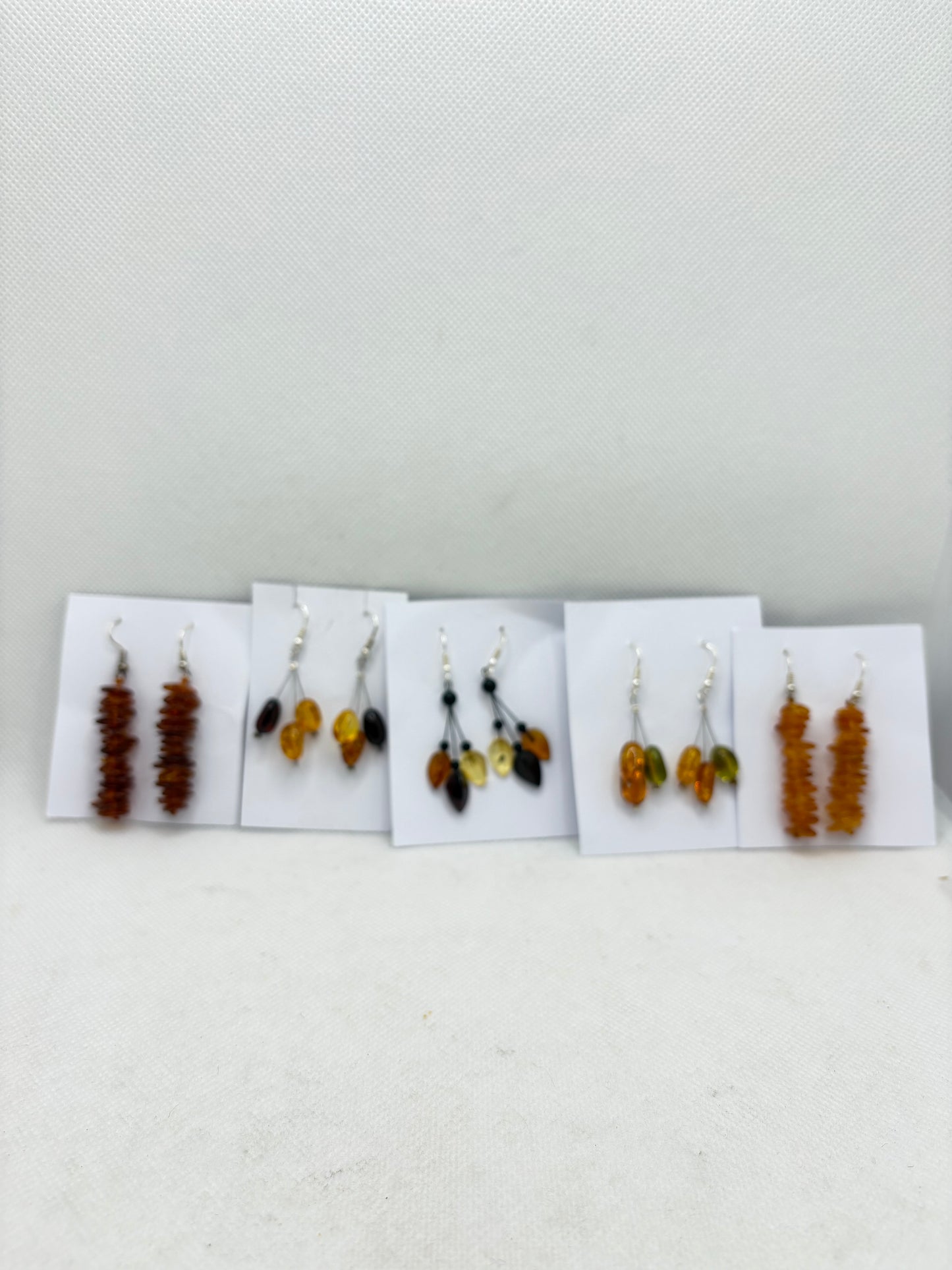 Amber Dangle Earrings Various Styles