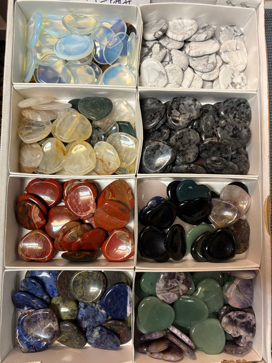 Heart Shape Worry Stone Various