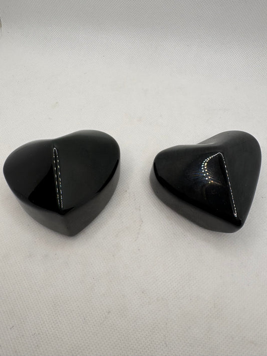Rainbow Obsidian Heart Medium