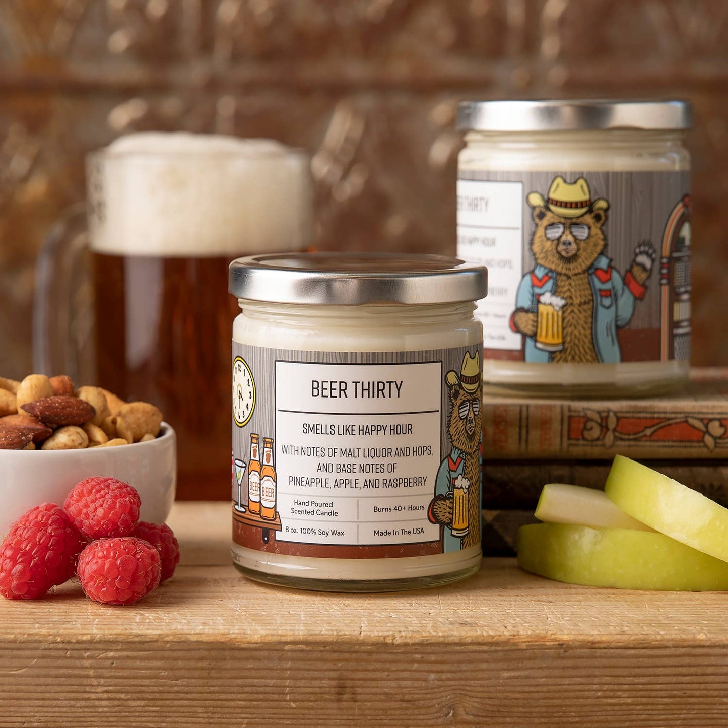 Soy Candle | Beer  Candle | Boozy Candles | Beer Thirty