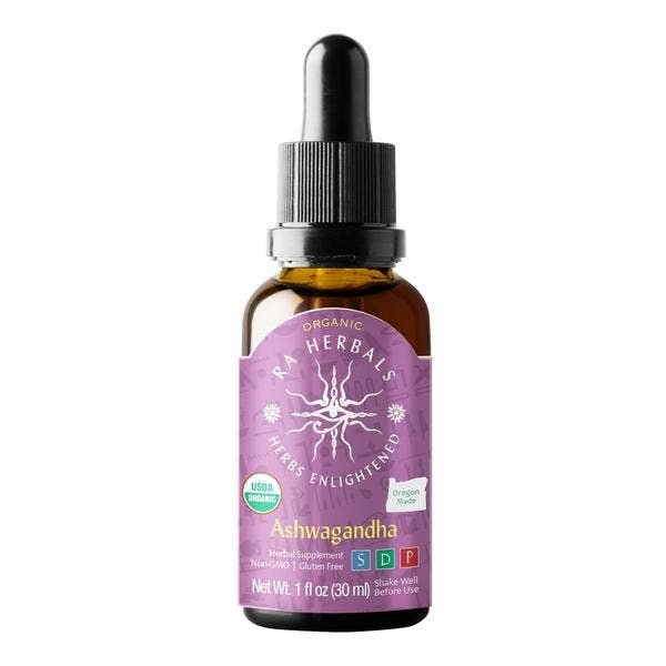 Organic Ashwagandha Tincture 1oz