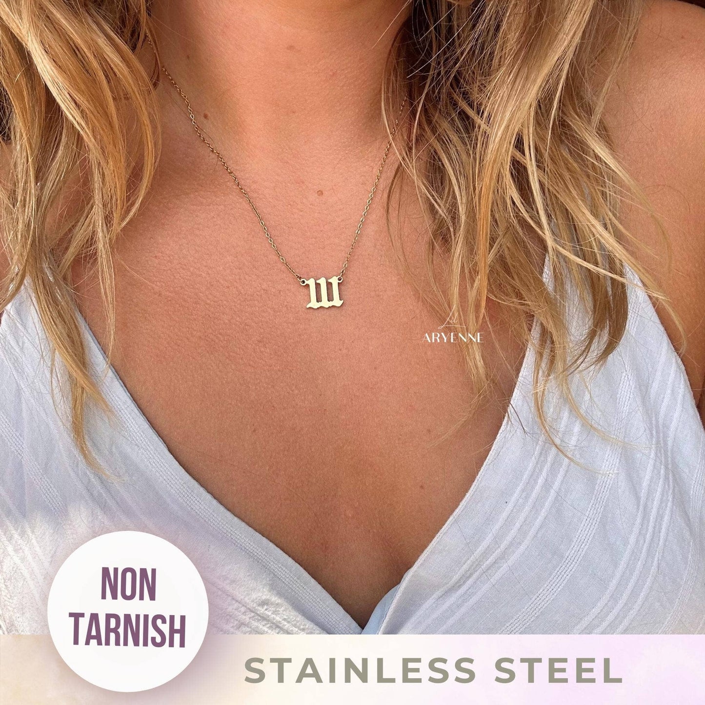 Angel Number Necklace - 111 - 999 - Spiritual Charm: Gold Chain