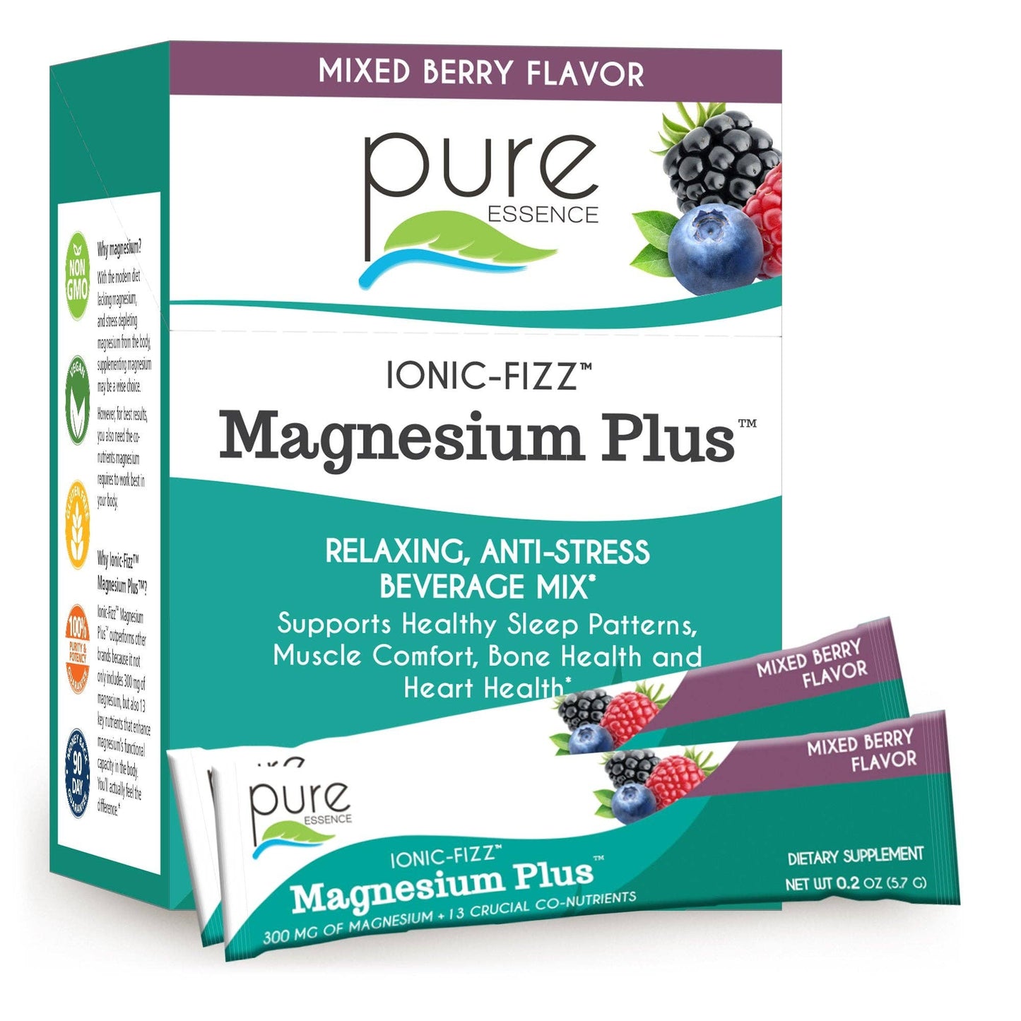 Ionic-Fizz™ Magnesium Plus™: Raspberry-Lemonade / 30 SERV