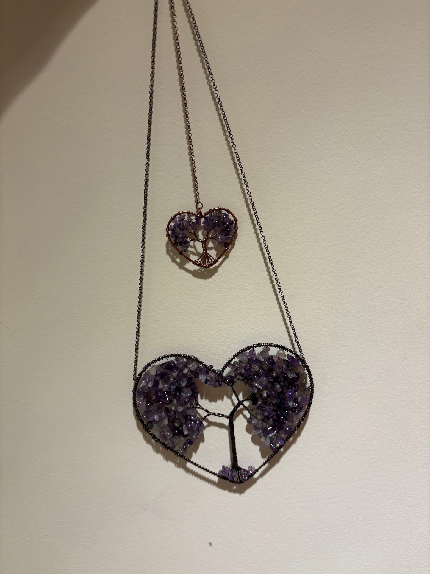 Heart Suncatcher Various Stones
