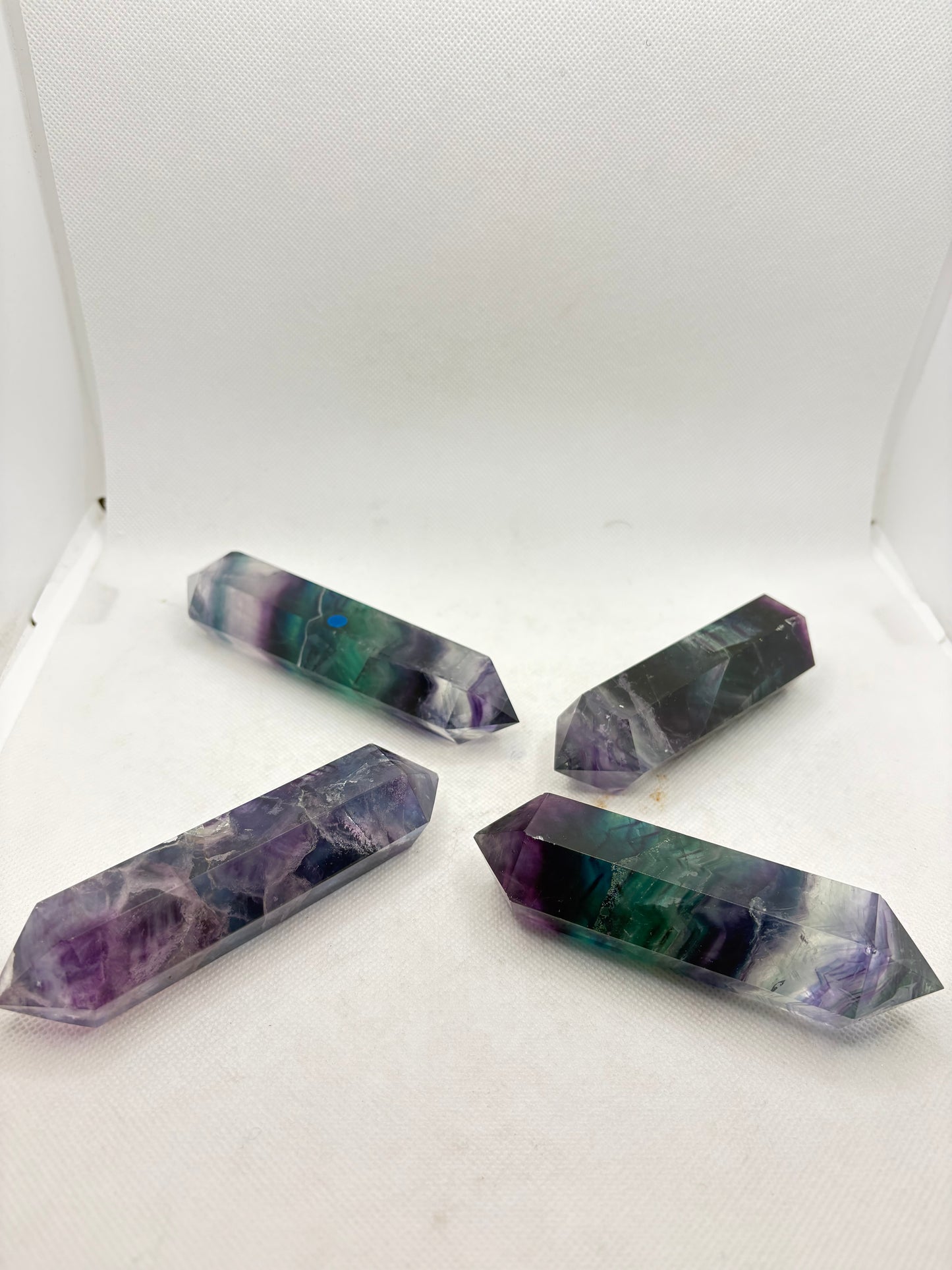 Fluorite Point Double Terminated Medium