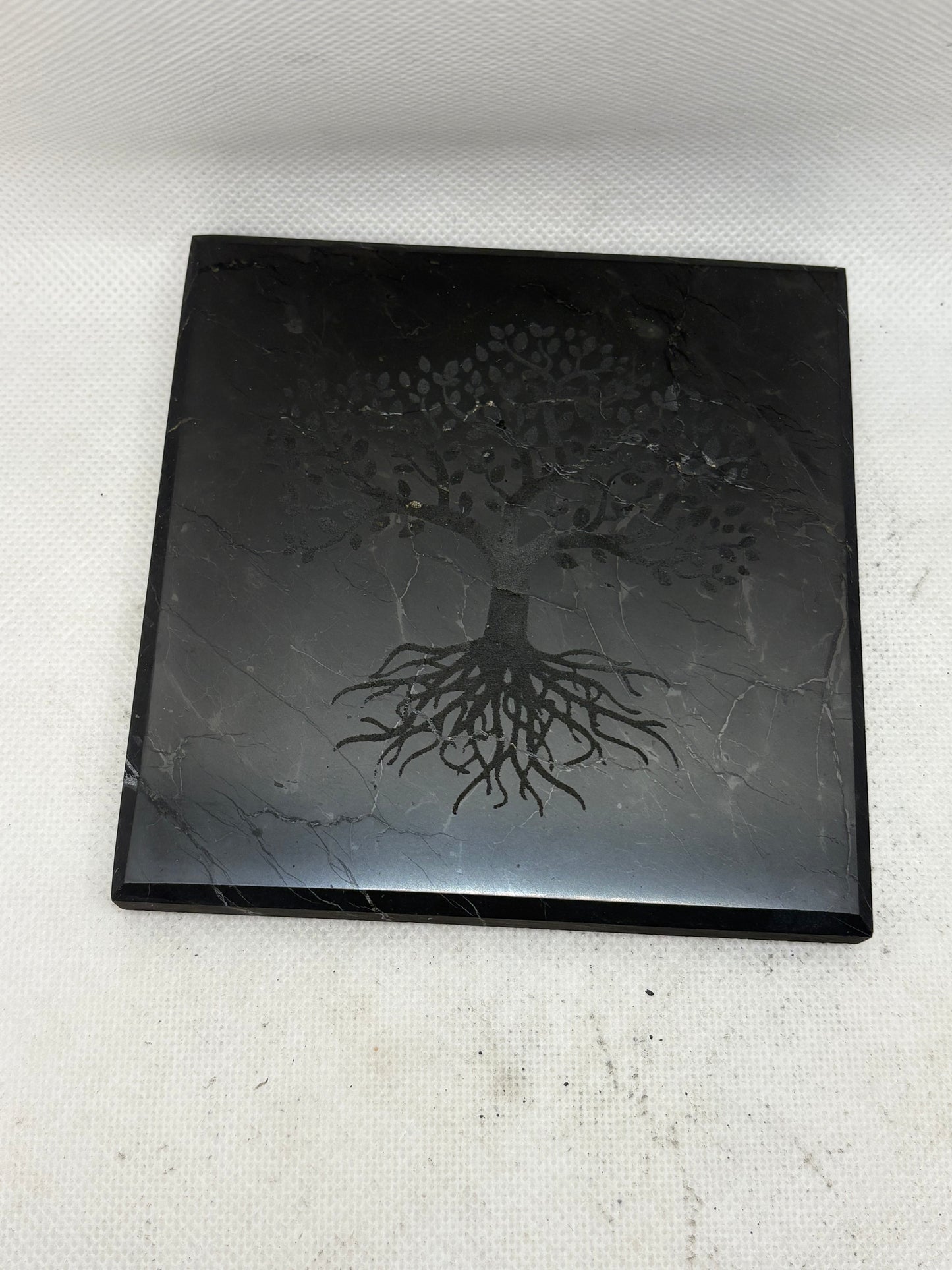 Shungite Charging Plate with Symbols