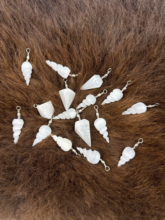 Selenite Pendant Various Designs