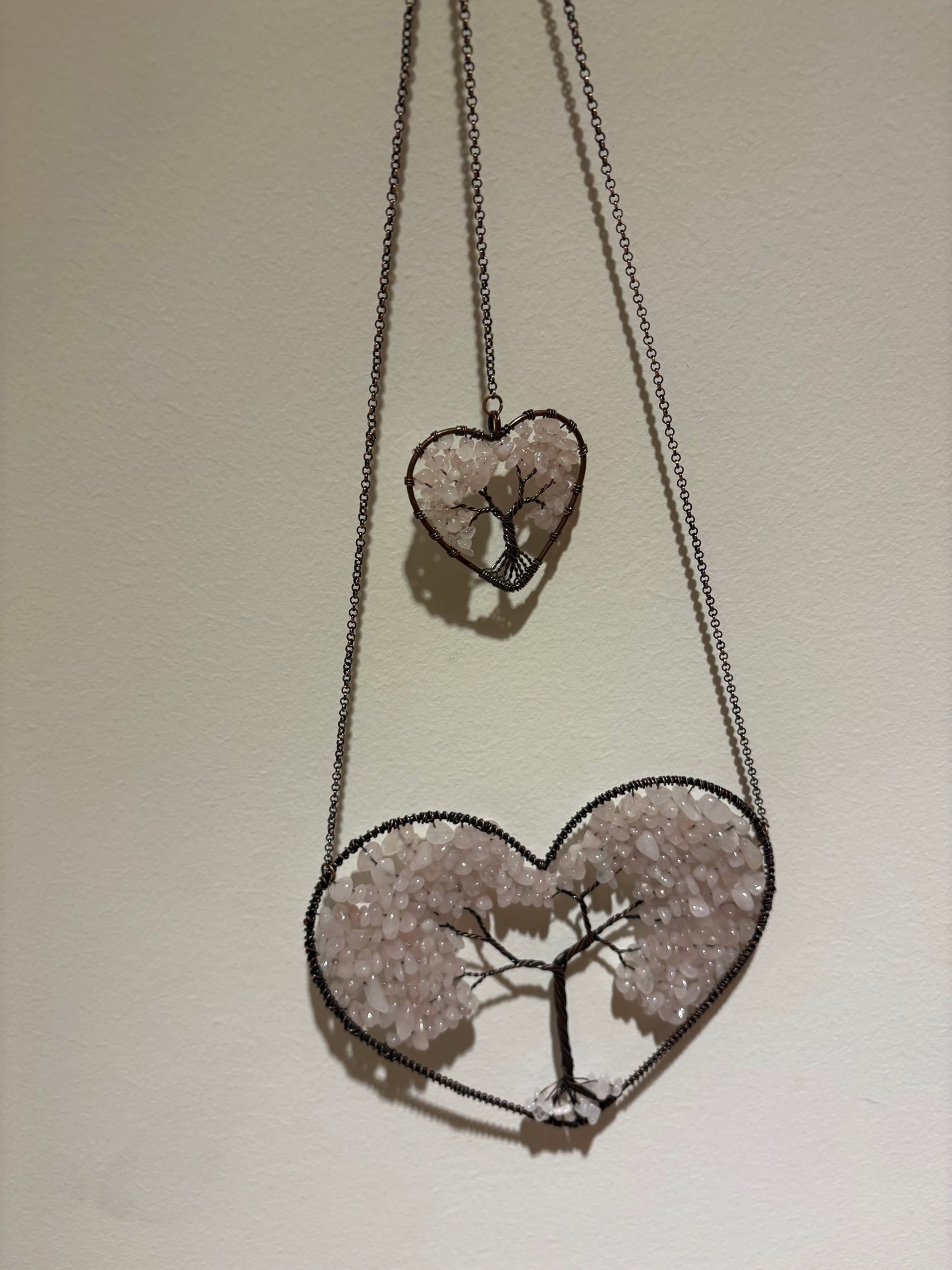 Heart Suncatcher Various Stones