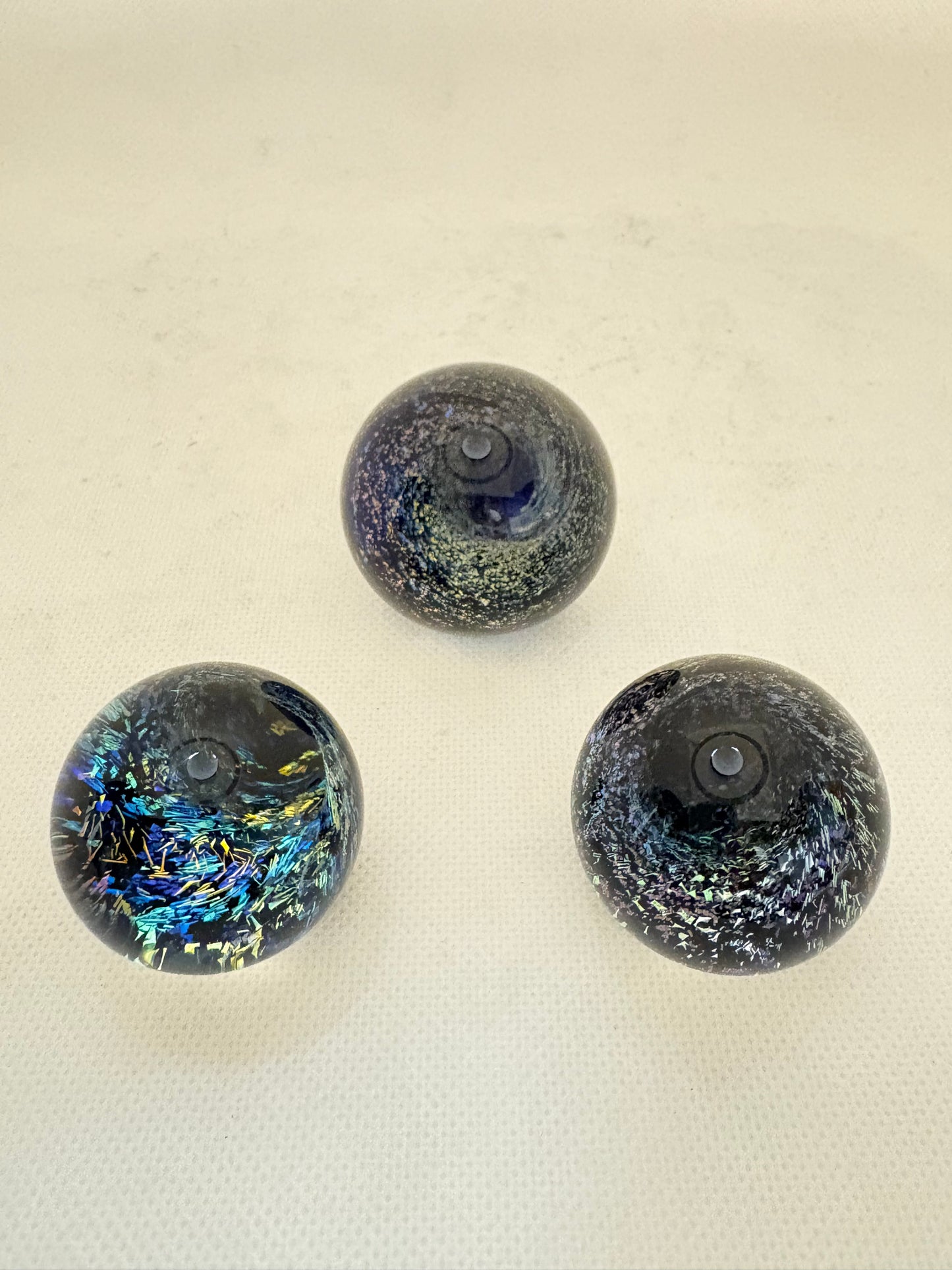 Glass Art Sphere- Kevin O'Grady 1.5 inches