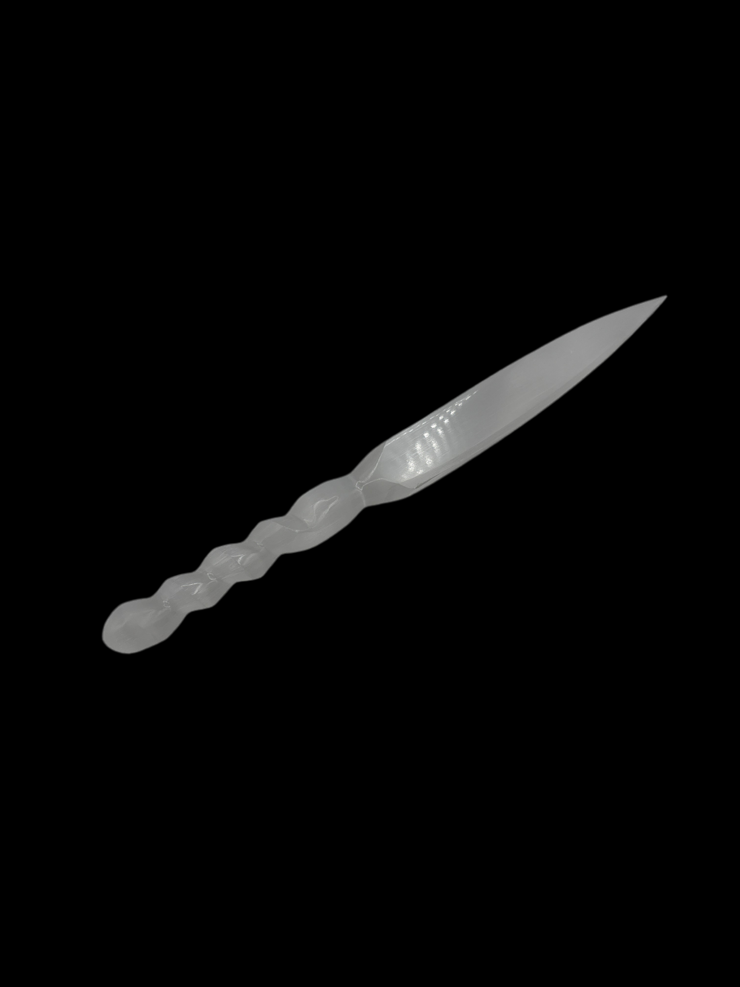 Selenite Knife Spiral
