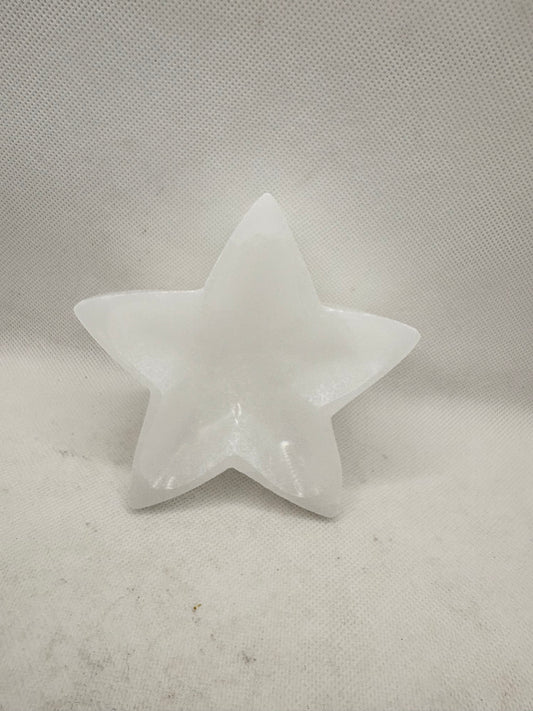 Selenite Star Bowl Dish