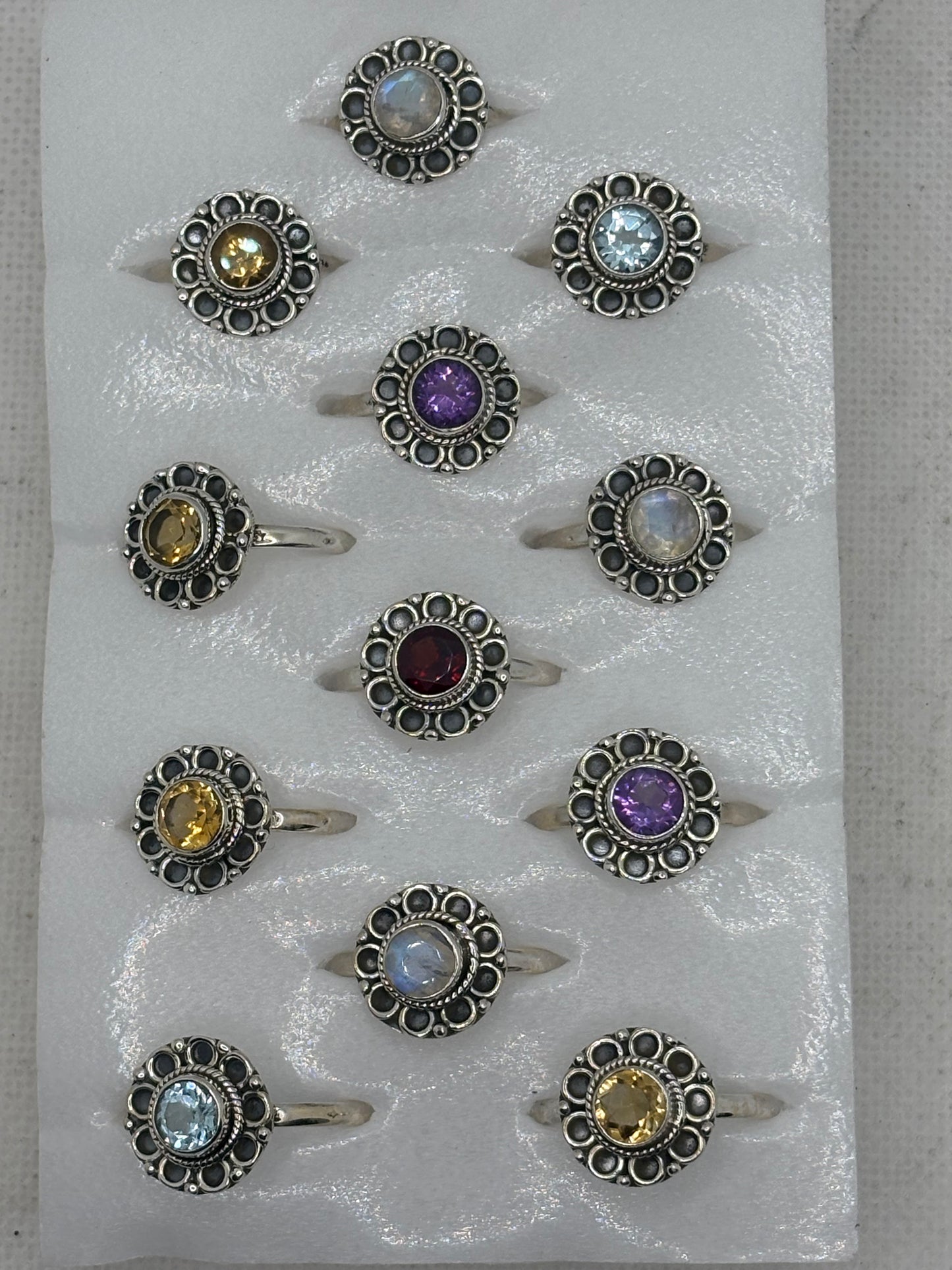 Rings Various Stones