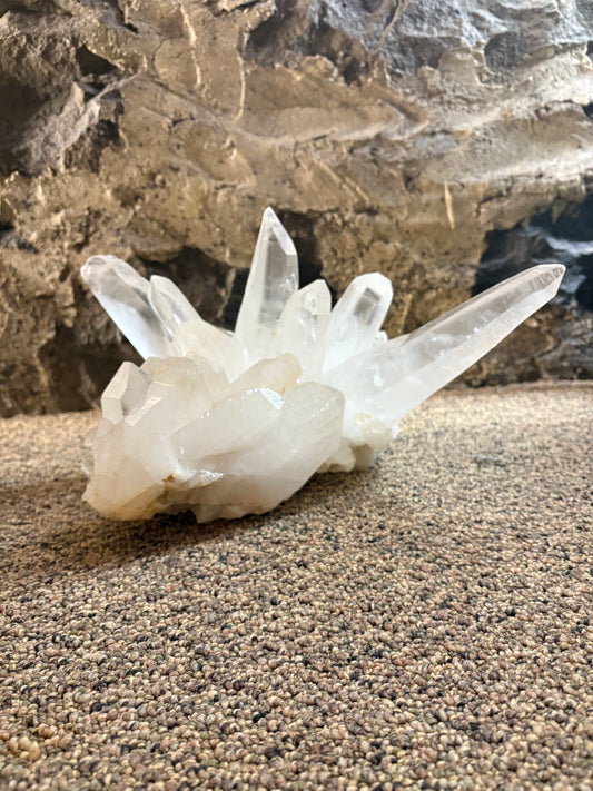 Clear Quartz Cluster Points Large