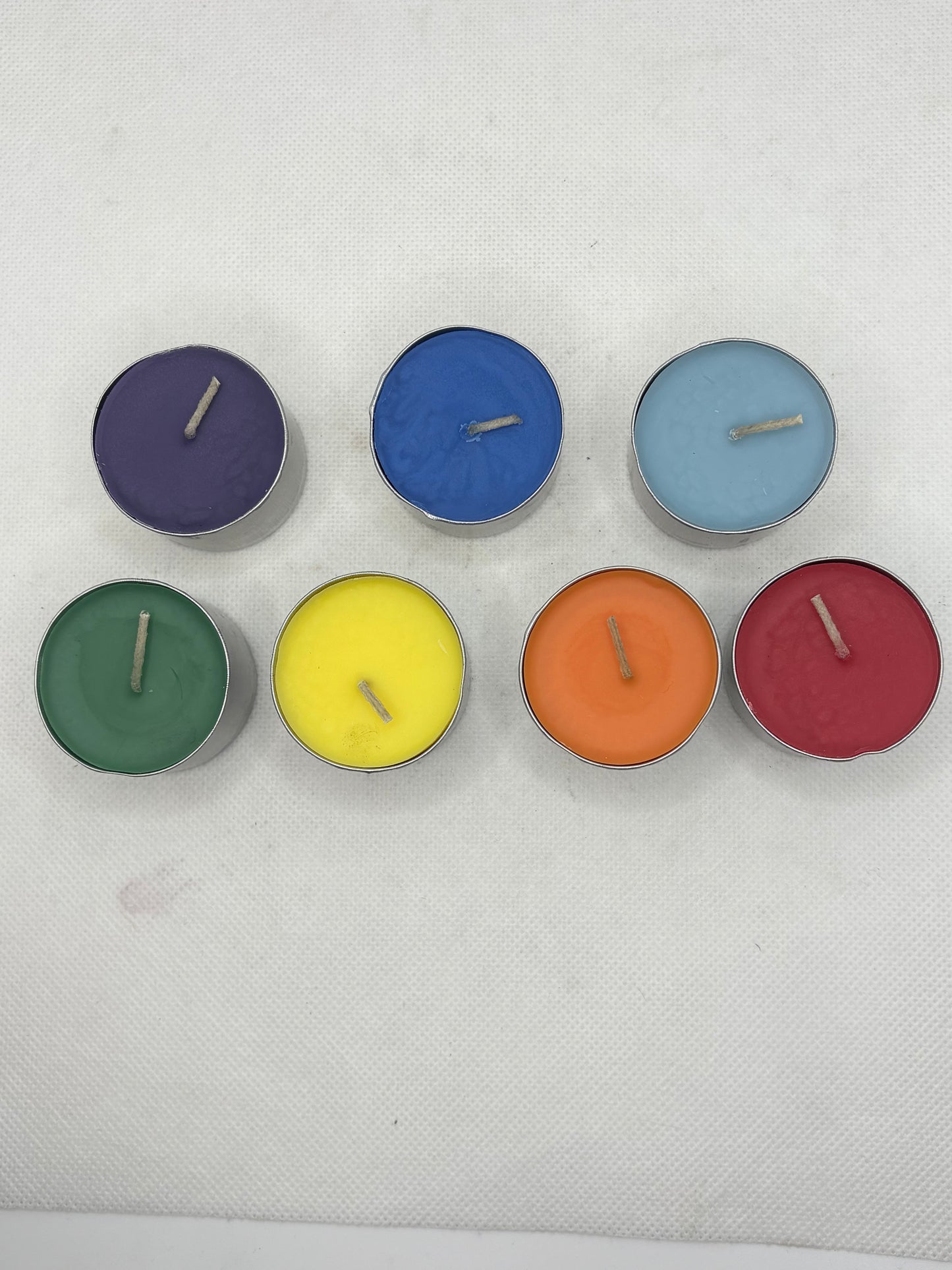 Tea Light Chakra Candle Set