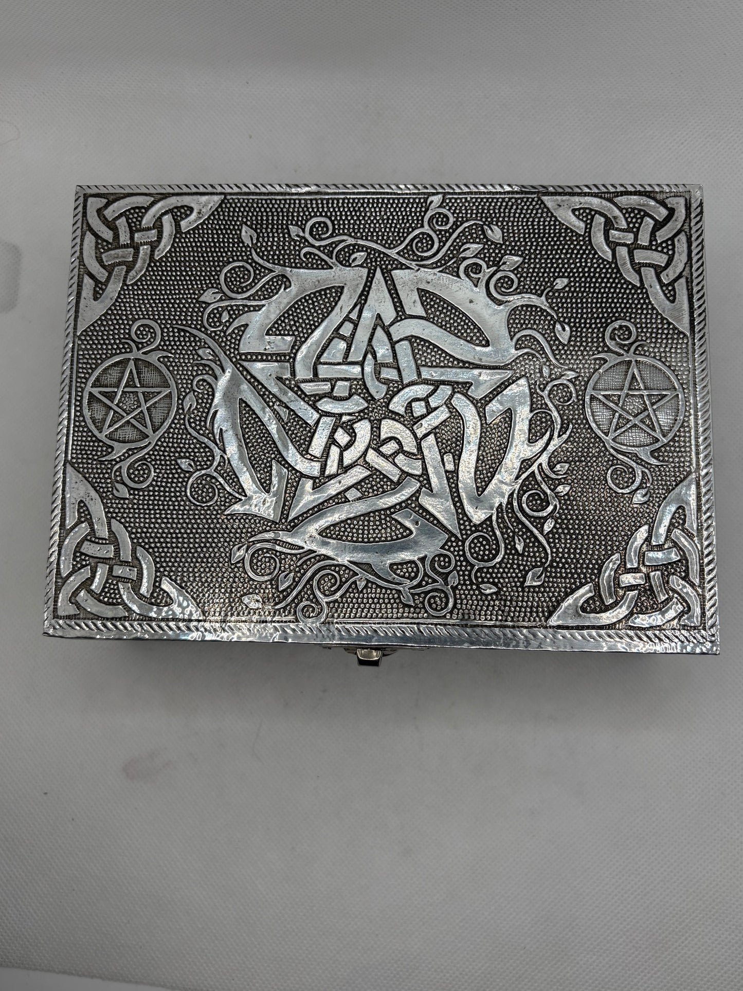 Metal Box with Celtic Symbol