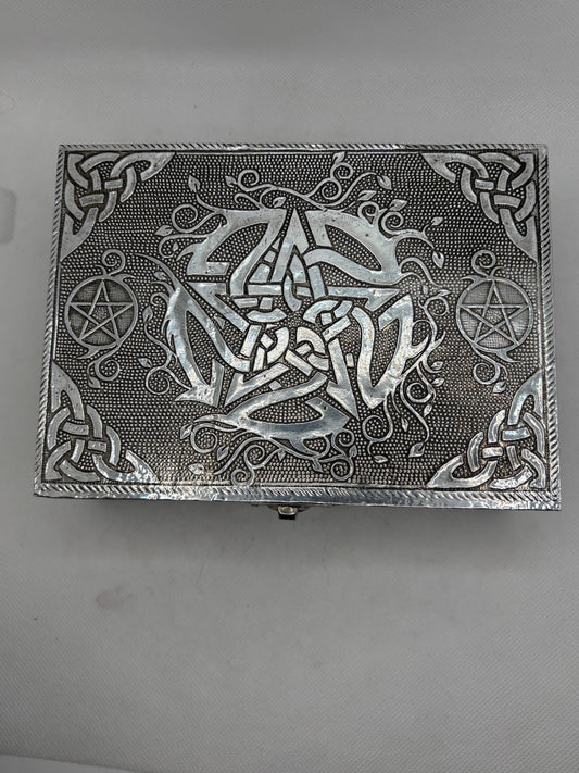 Metal Box with Celtic Symbol