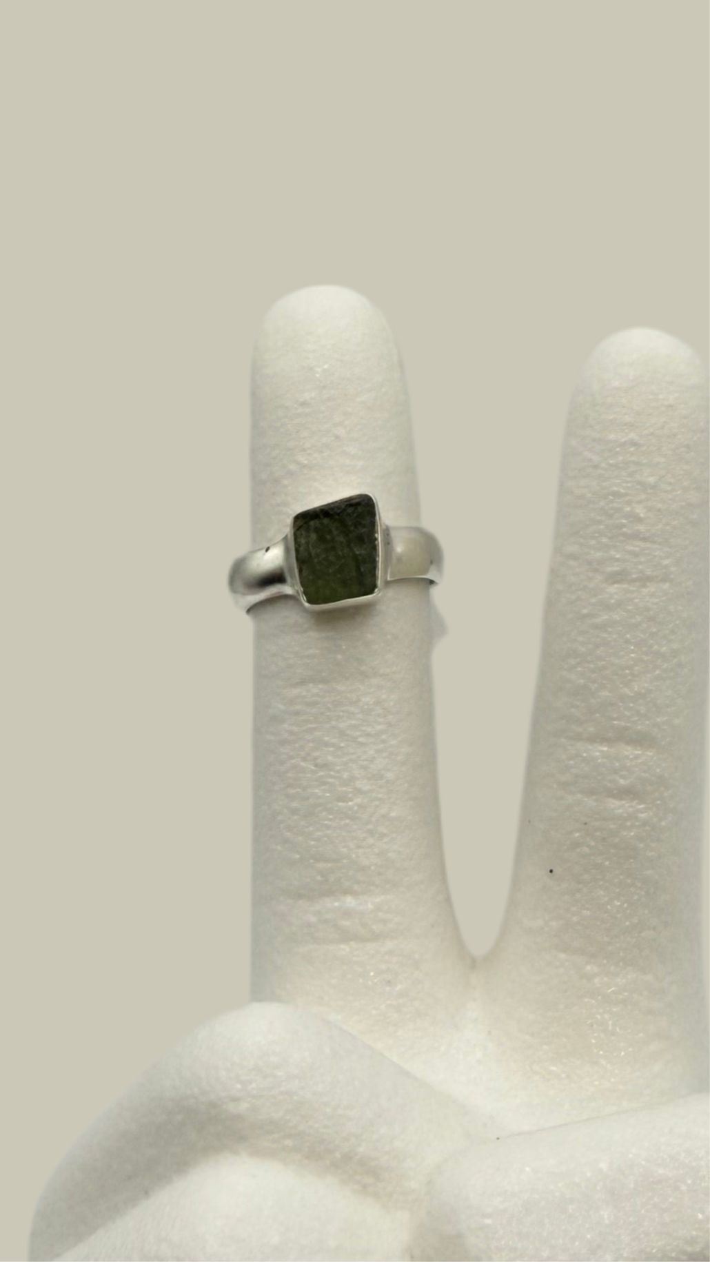 Moldavite Ring