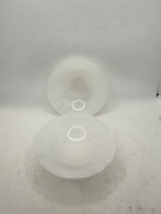Selenite Bowl Small Round