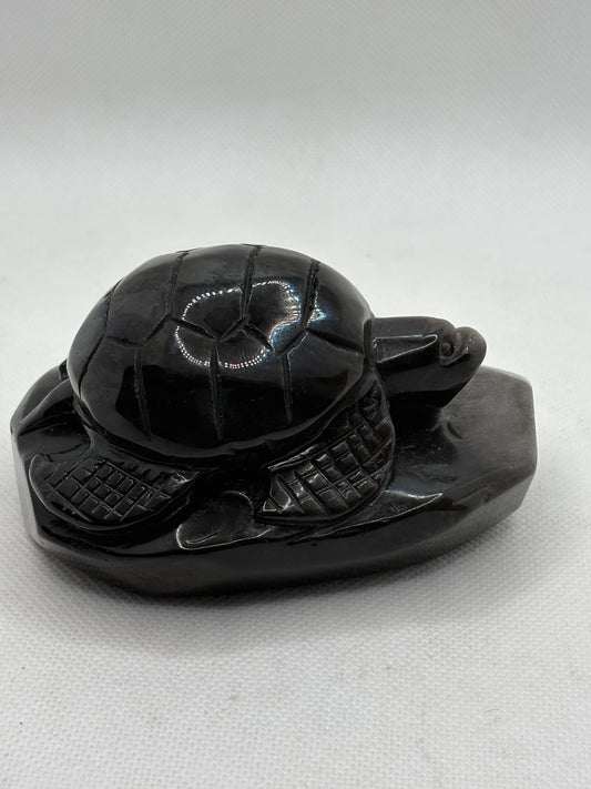 Rainbow Obsidian Turtle