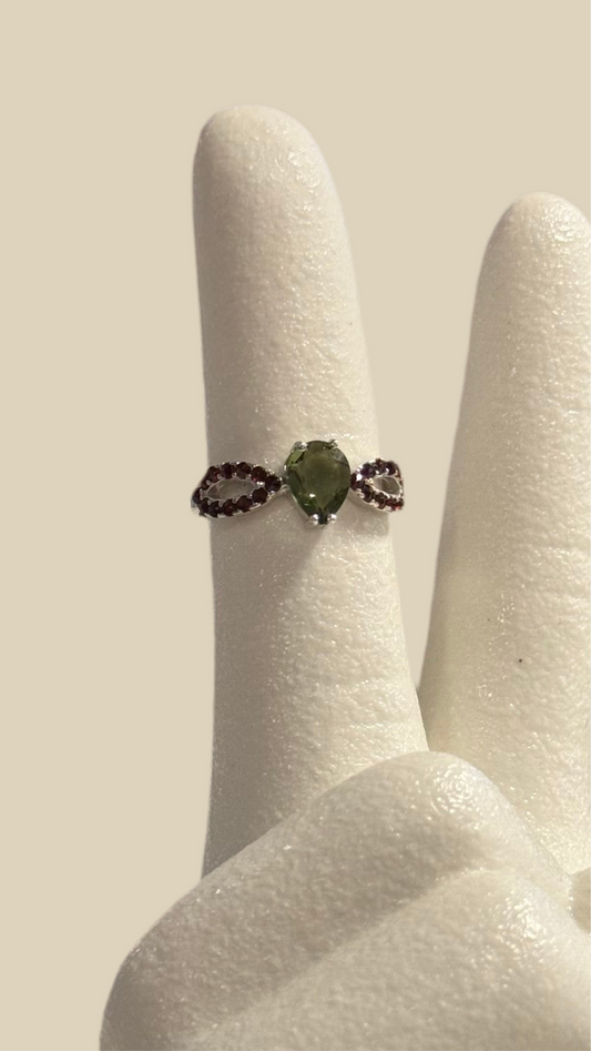 Moldavite Ring