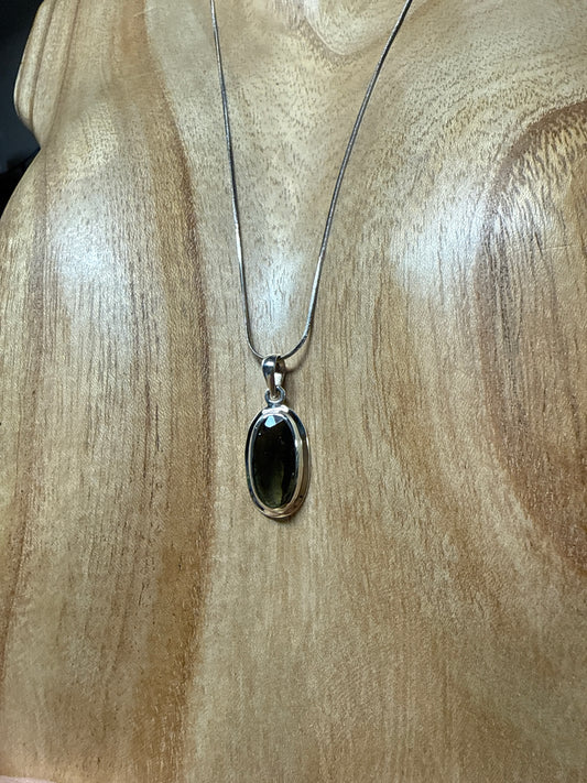 Moldavite Pendant