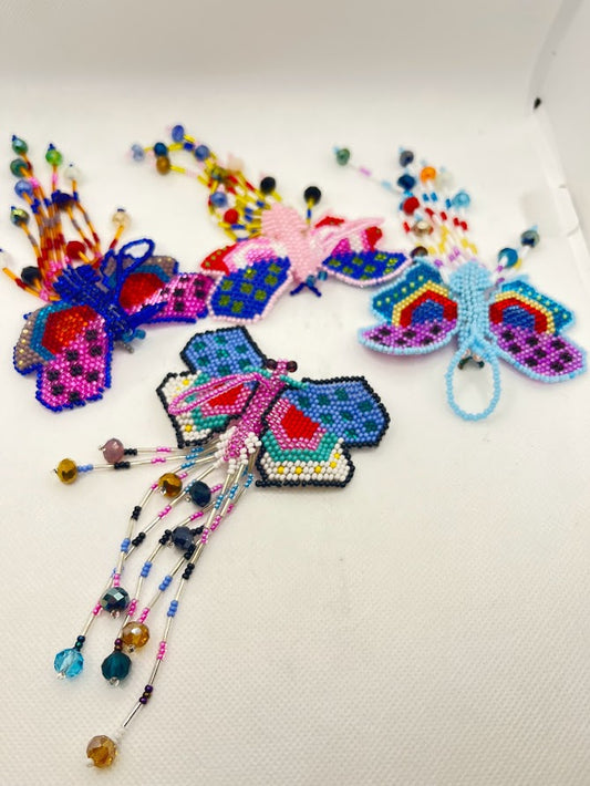 Beaded Butterfly Ornaments