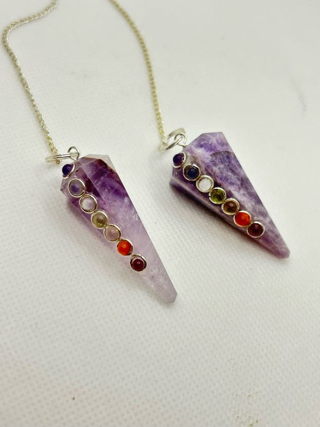 Amethyst Chakra Pendulum